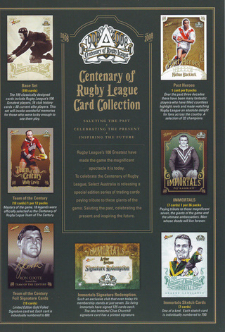 2008 Select NRL Centenary