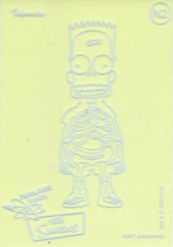 2000 Inkworks Simpsons Muclear Neon Insert