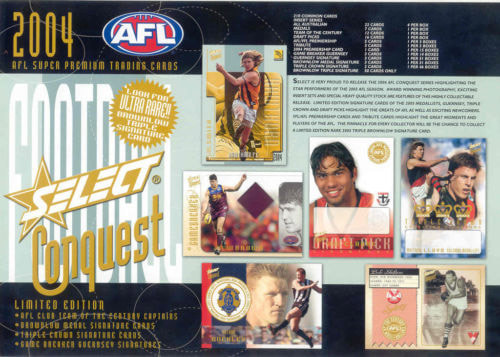 2004 Select AFL Conquest Trading Cards
