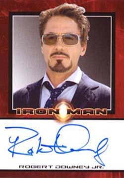 Autographs Rittenhouse ​Iron Man