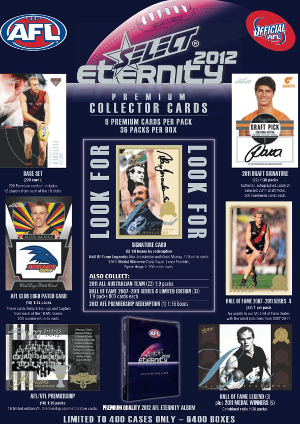 2012 Select AFL Eternity Trading Cards