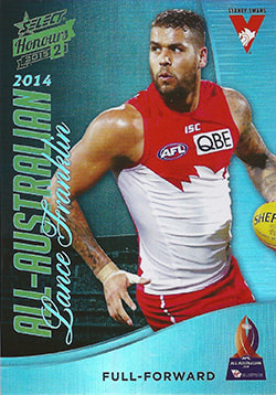 2015 Select AFL Honours 2 2014 All-Australian