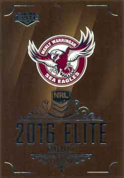 2016 NRL Elite Checklist Logo Cards