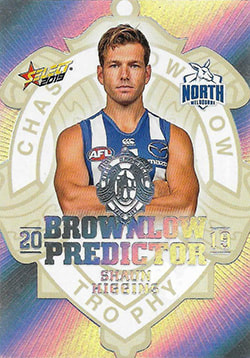 2019 AFL Footy Stars Brownlow Predictor Platinum