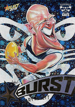 2019 AFL Footy Stars Starburst Caricature Team Logo