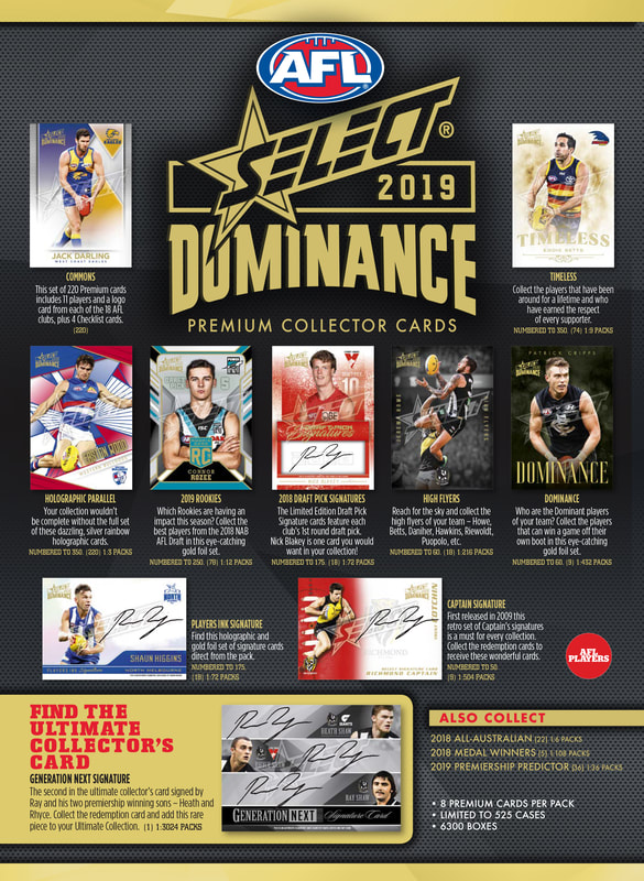 2019 Select AFL Dominance Trading Cards