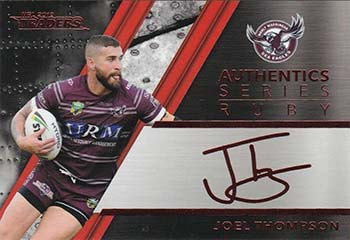 2019 NRL Traders Authentic ruby case card