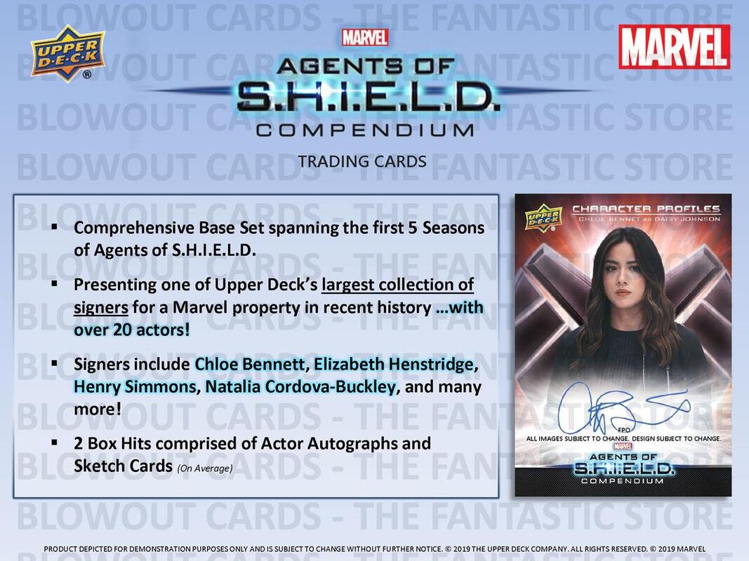2019 Upper Deck Marvel Agents of S.H.I.E.L.D Compendium