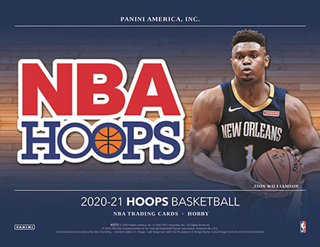 2020 - 21 NBA Hoops Basketball card library