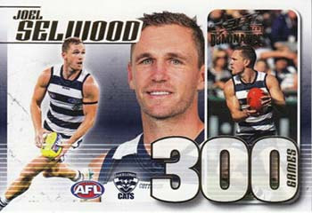 2020 AFL Dominance 300 Game Case Card CC88 Joel Selwood
