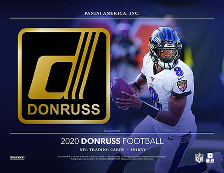 2020 Donruss Football NFL Trading Cards