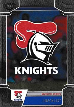 2020 nrl elite Newcastle Knights silver special checklist