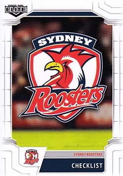 2020 nrl elite Sydney Roosters common checklist