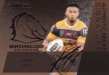 2020 nrl traders  Authentic Bronze