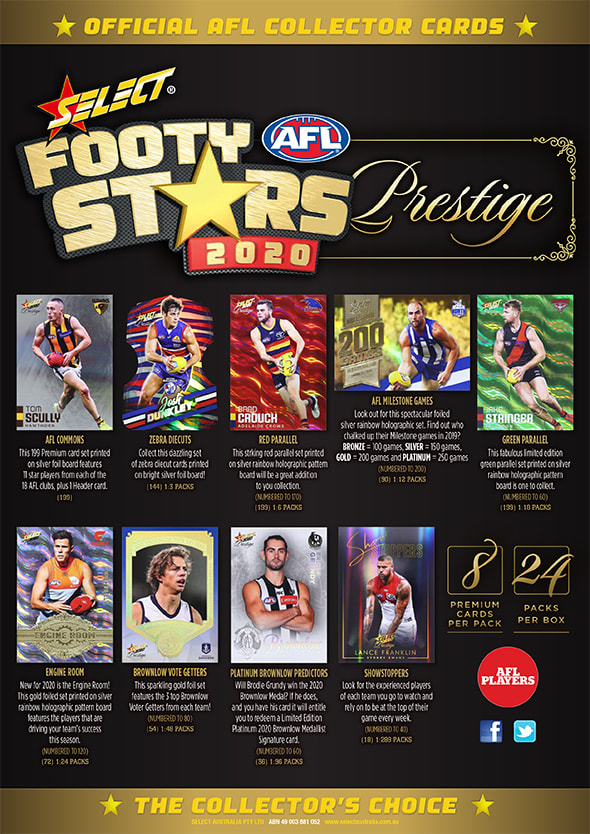 2020 Select AFL Footy Stars Prestige