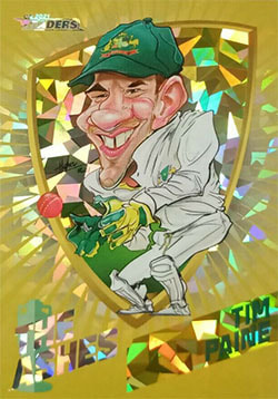 2021/22 TLA Cricket Traders Ashes Caricature Gold