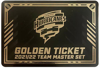 2021/22 TLA Cricket Traders Golden Ticket Cards