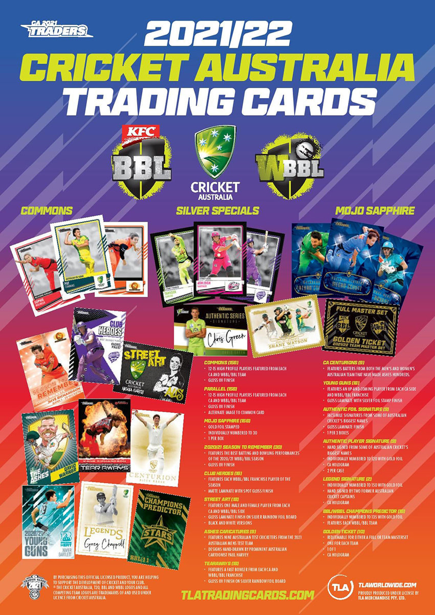 2021 - 22 Cricket Traders Release