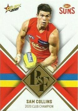2021 Select AFL Footy Stars Best and Fairest Cards