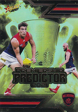 2021 Select AFL Footy Stars Premiership Predictor PP11 Melbourne Demons