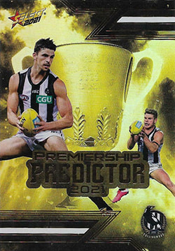 2021 Select AFL Footy Stars Premiership Predictor PP4 Collingwood