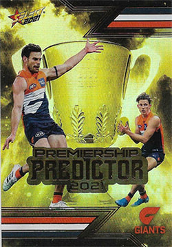 2021 Select AFL Footy Stars Premiership Predictor PP8 GWS Giants