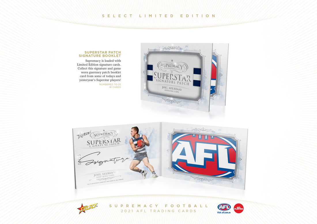 2021 Select AFL Supremacy Star Player Patch Booklets