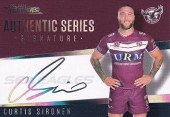 2021 NRL Traders Authentic Signature Silver AS 06