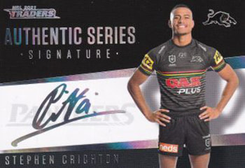 2021 NRL Traders Authentic Signature Silver AS 11