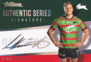2021 NRL Traders Authentic Signature Silver AS 12