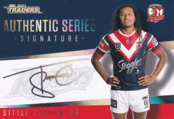 2021 NRL Traders Authentic Signature Silver AS 14