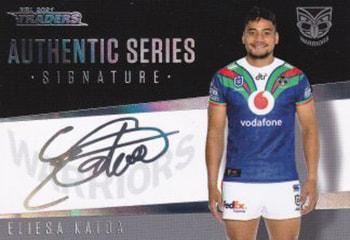 2021 NRL Traders Authentic Signature Silver AS 15