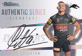 2021 NRL Traders Authentic Signature ASW11