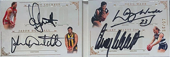 2021 Select AFL Supremacy 1000+ Goal Kickers Signatures Booklet