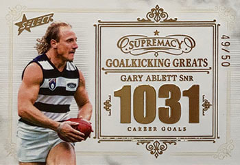 2021 Select AFL Supremacy Goal Kicking Greats