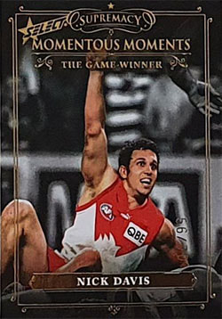 2021 Select AFL Supremacy Momentous Moments Cards