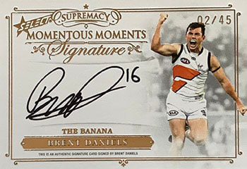 2021 Select AFL Supremacy Momentous Moments Signatures
