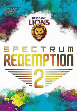 2022 Select AFL Footy Stars Spectrum Redemptions