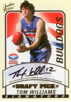 2004 Draft Pick Signatures 2005 AFL Tradition