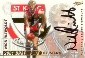 2001 Draft Pick Signatures 2002 AFL Exclusive