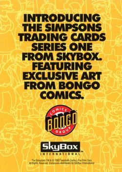 Skybox Series 1 The Simpsons 1993