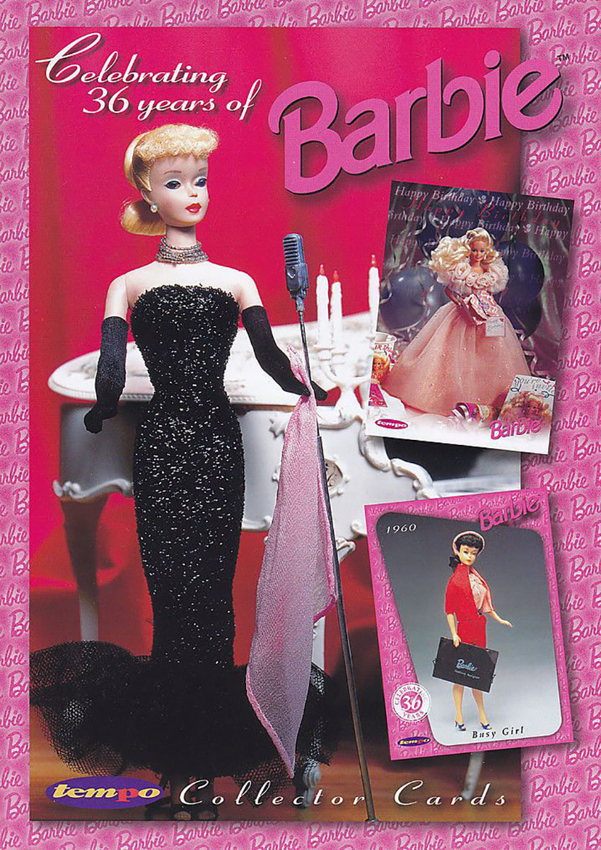 Tempo 1996 Barbie 30 years of trading cards