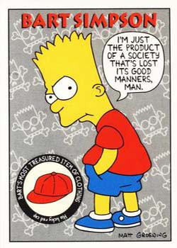 Bart Simpson Trading Cards