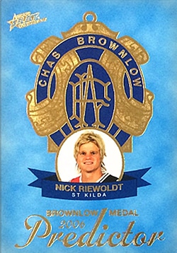 2006 Brownlow Medal Predictor Card