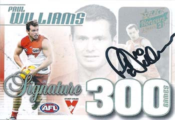 CC59S Paul Williams 300 Game Signature case card