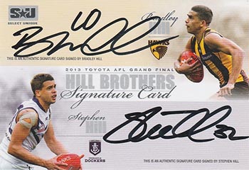 Hill Brothers Dual Signature Card