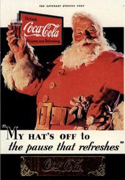 1993 Collect-A-Card Coca Cola Series 1 ​Santas