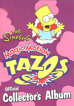 The Simpsons Magic Motion Tazos