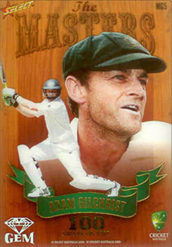 2009 / 2010 Select Cricket Masters Gem Card