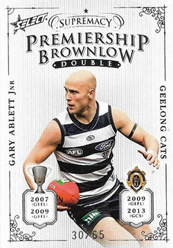 2019 Select AFL Supremacy Premiership Brownlow Double